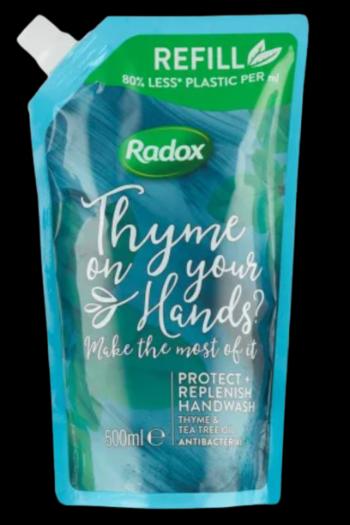 Radox Protect + Replenish Tekuté mýdlo náhradní náplň 500 ml