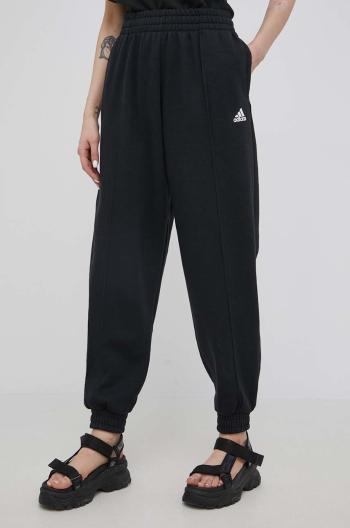 Kalhoty adidas HD6768 dámské, černá barva, hladké