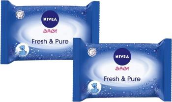 Nivea Baby Čistící ubrousky Pure 2 x 63 ks