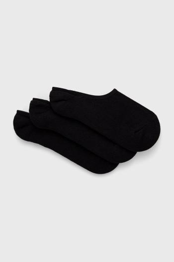 Ponožky Vans (3-pack) pánské, černá barva