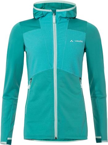 Vaude Women's Monviso Hooded Grid Fleece Jacket - lake L