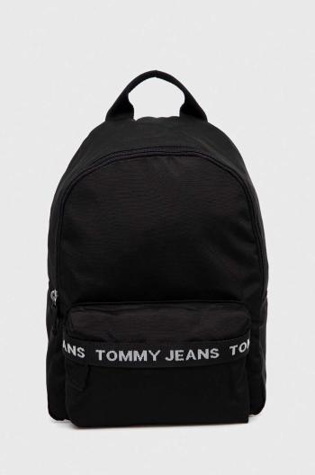 Batoh Tommy Jeans dámský, černá barva, velký, s aplikací