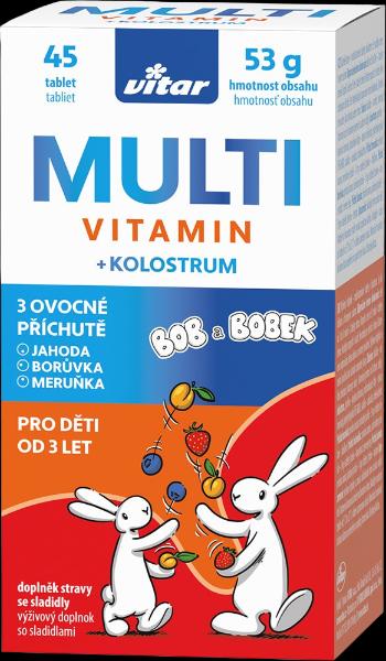 Vitar Kids Multivitamin + Kolostrum 45 tablet