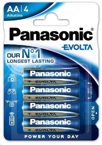 PANASONIC Alkalické baterie EVOLTA Platinum LR6EGE/4BP AA 1, 5V (Blistr 4ks)