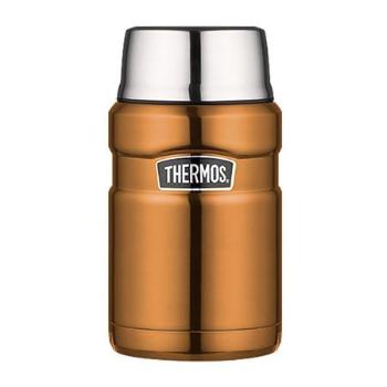 Thermos Style Termoska na jídlo se šálkem - měděná 710 ml