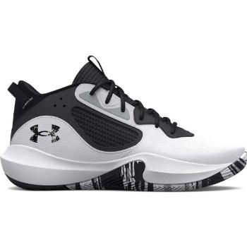 Under Armour LOCKDOWN 6 Pánská basketbalová obuv, bílá, velikost 44