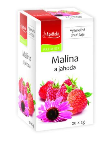 Apotheke Malina + Jahoda s echinaceou čaj 20 x 2 g