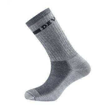Devold OUTDOOR MEDIUM SOCK Pánské sportovní ponožky, šedá, velikost 44-47