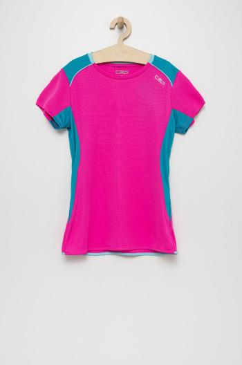 Dětské tričko CMP fialová barva