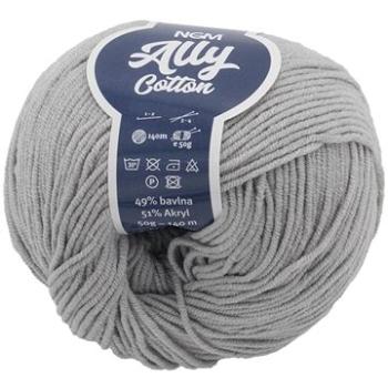 Ally cotton 50g - 001 sv.šedá (6798)