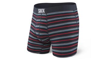 Saxx Vibe Boxer Brief Dk Ink Coast Stripe černé SXBM35ICS