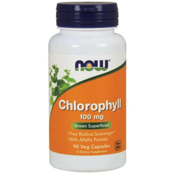 Chlorofyl 100 mg 90 kaps. - NOW Foods