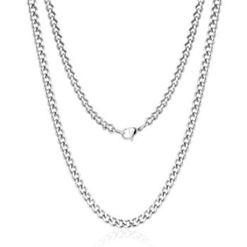 Šperky4U Ocelový řetízek, šíře 4 mm - OPE1092-040-50