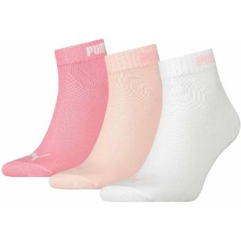 Puma SOCKS LOW 3PPK Ponožky, růžová, velikost 39-42