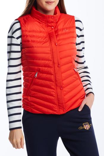 VESTA GANT LIGHT DOWN GILET červená XS