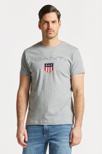 TRIČKO GANT SHIELD SS T-SHIRT šedá L