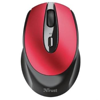 TRUST bezdrátová Myš Zaya Rechargeable Wireless Mouse - red, 24019