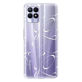 Odolné silikonové pouzdro iSaprio - Fancy - white - Realme 8i