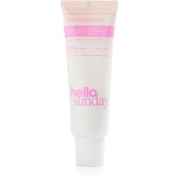 hello sunday the matte one matující podkladová báze pro mastnou a problematickou pleť SPF 50 50 ml