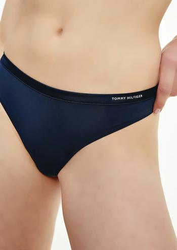 Dámské tanga Tommy Hilfiger UW0UW03259 XS Tm. modrá