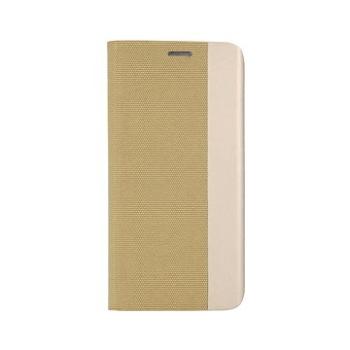 TopQ Pouzdro Samsung A52 knížkové Sensitive Book zlaté 56630 (Sun-56630)