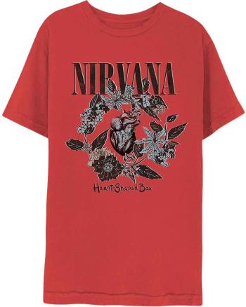 Nirvana Tričko Heart-Shaped Box Red XL