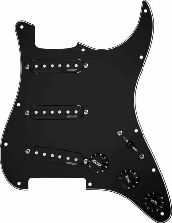 Fishman Fluence Single Width Loaded Pickguard Strat Black Kytarový snímač