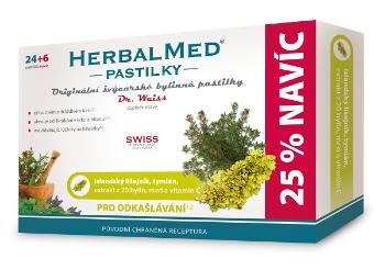 Dr.Weiss HerbalMed Islandský lišejník + tymián 30 pastilek