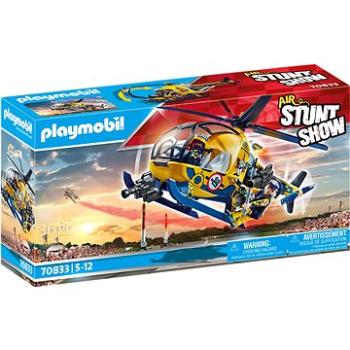 Playmobil 70833 Air Stuntshow Helikoptéra s filmovou posádkou (4008789708335)