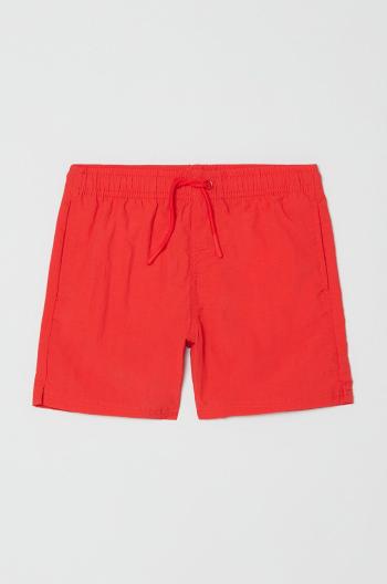 Dětské plavkové šortky OVS červená barva