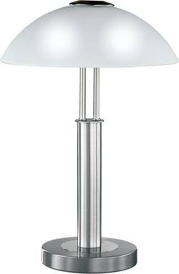 Stolní lampa halogenová žárovka, úsporná žárovka E14 80 W WOFI Prescot 8747.02.64.0000 niklová (matná)