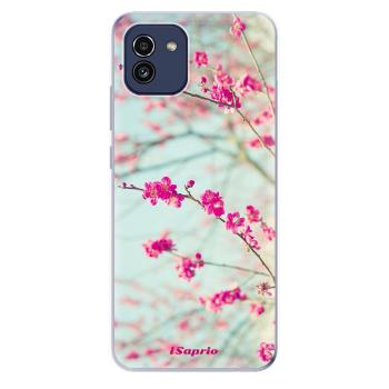 Odolné silikonové pouzdro iSaprio - Blossom 01 - Samsung Galaxy A03