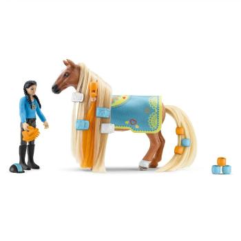 Schleich 42585 Startovací sada Kim a Caramelo, 18,7 x 24,5 x 6 cm