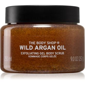 The Body Shop Wild Argan Oil vyživující tělový peeling s arganovým olejem 250 ml