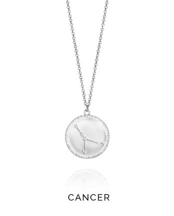 Viceroy Stříbrný náhrdelník znamení Rak Horoscopo 61014C000-38CA