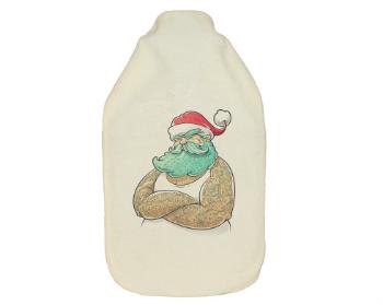 Termofor zahřívací láhev Potetovaný Santa