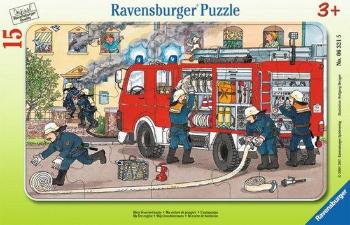 RAVENSBURGER Puzzle Hasiči v akci 15 dílků