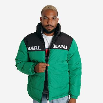 Obojstranní Zimní bunda Karl Kani Retro Block Reversible Puffer Jacket green/black/white - 2XL