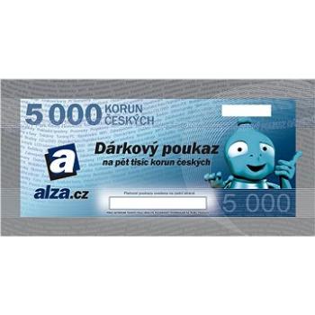 Elektronický dárkový poukaz Alza.cz na nákup zboží v hodnotě 5000 Kč