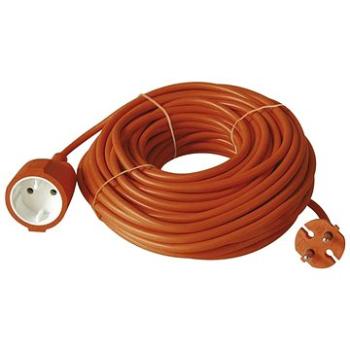 Emos Prodlužovací dvoužílový kabel  20m, oranžový (1901012001)