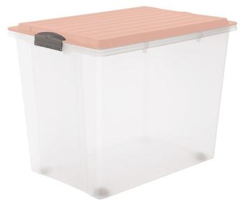 COMPACT úložný box, 70L, růžová