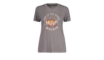 Maloja Birnmoos Stone T-shirt W šedé 32150-1-0119