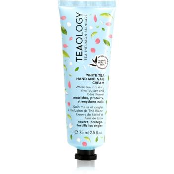 Teaology White Tea Hand and Nail Cream hydratační krém na ruce a nehty 75 ml