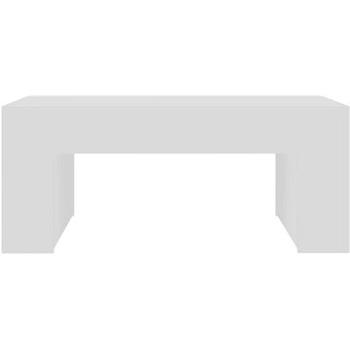 Konferenční stolek bílý 100x60x42 cm dřevotříska (802111)