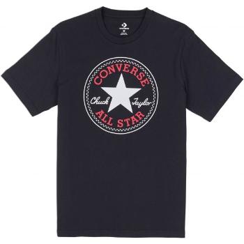 Converse CHUCK PATCH TEE Pánské triko, černá, velikost S