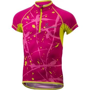 Klimatex HAJO Dětský cyklistický dres se sublimačním potiskem, růžová, velikost 134