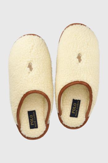 Pantofle Polo Ralph Lauren Kayleligh , béžová barva