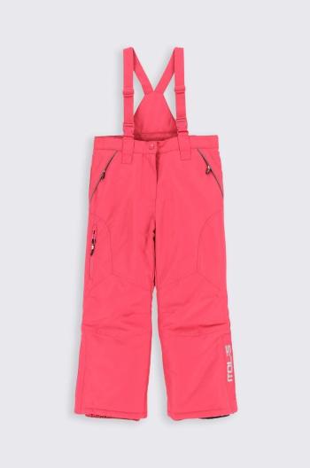 Dětské lyžařské kalhoty Coccodrillo růžová barva