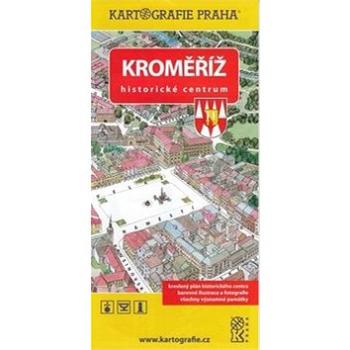 Kroměříž Historické centrum: Kreslený plán (978-80-7393-304-3)