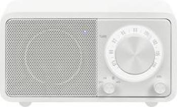 Stolní rádio Sangean WR-7 Genuine Mini, Bluetooth, bílá